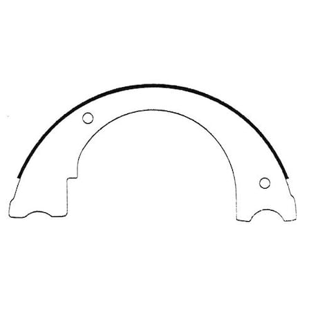 Centric Parts Centric Brake Shoes, 111.06470 111.06470